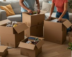 Kit médio para mudança residencial